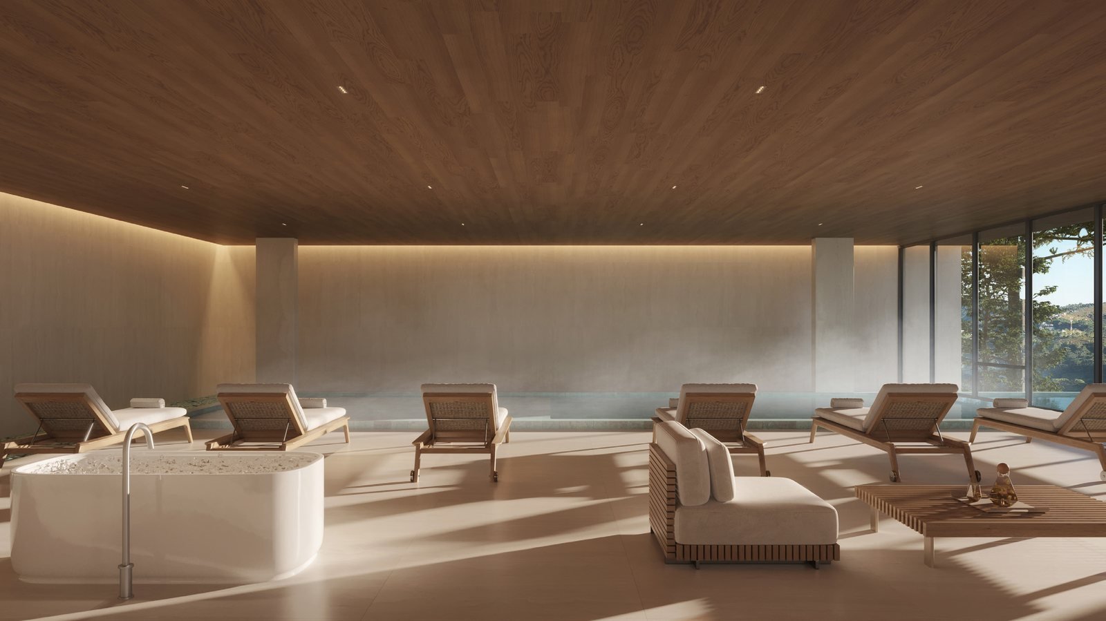 Lounge da piscina, no BelleMont
