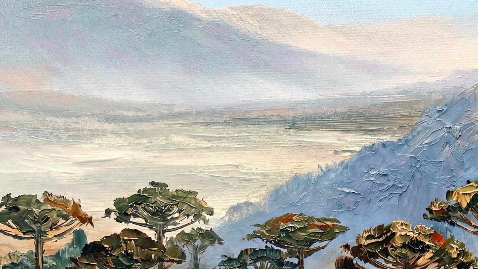 Pintura das montanhas de Campos do Jordão, identidade do BelleMont